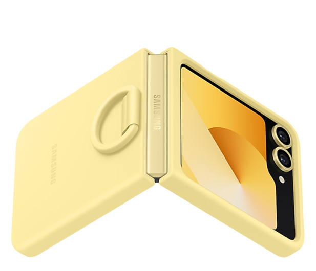 SAMSUNG Silicone Case do Galaxy Z Flip6 żółty EF-PF741TYEGWW - 1265932 - zdjęcie 5